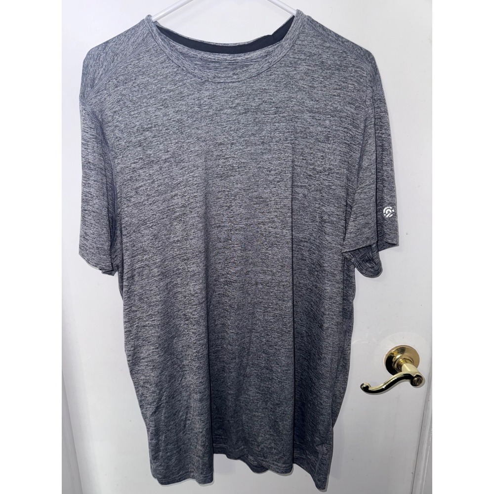 Champion C9 Duo Dry Mens XL Heather Grey Performance Short Sleeve T-Shirt - Picture 1 of 3